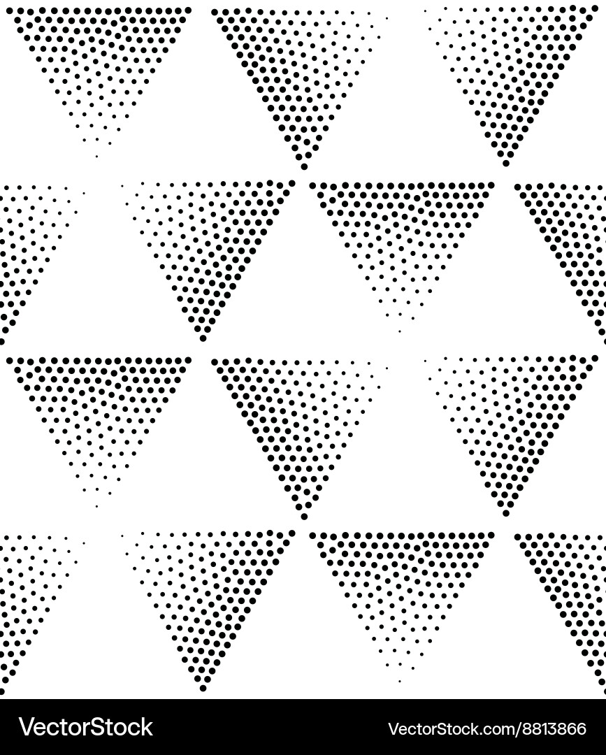 Abstract Geometric Pointillism Pattern vector image