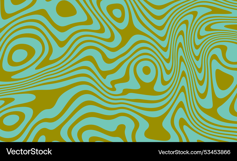 Abstract horizontal background with colorful waves Vector Image