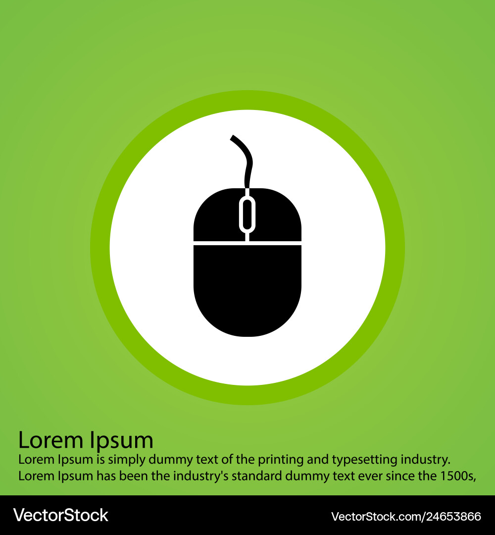 Mouse Pointer Icon - Click Symbol vector image