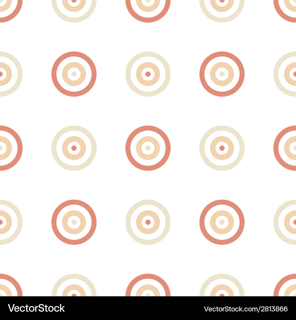 Retro seamless pattern with dots abstract Vector Image
