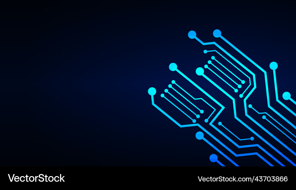 Technology background with hi-tech digital Technology background with hi-tech digital vector image