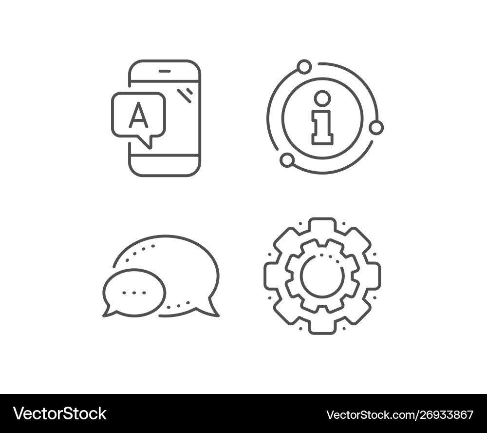 Ab testing line icon ui phone test sign Vector Image