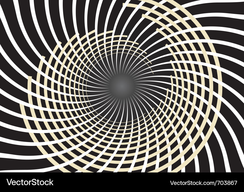 Dynamic Spiral Pattern vector image