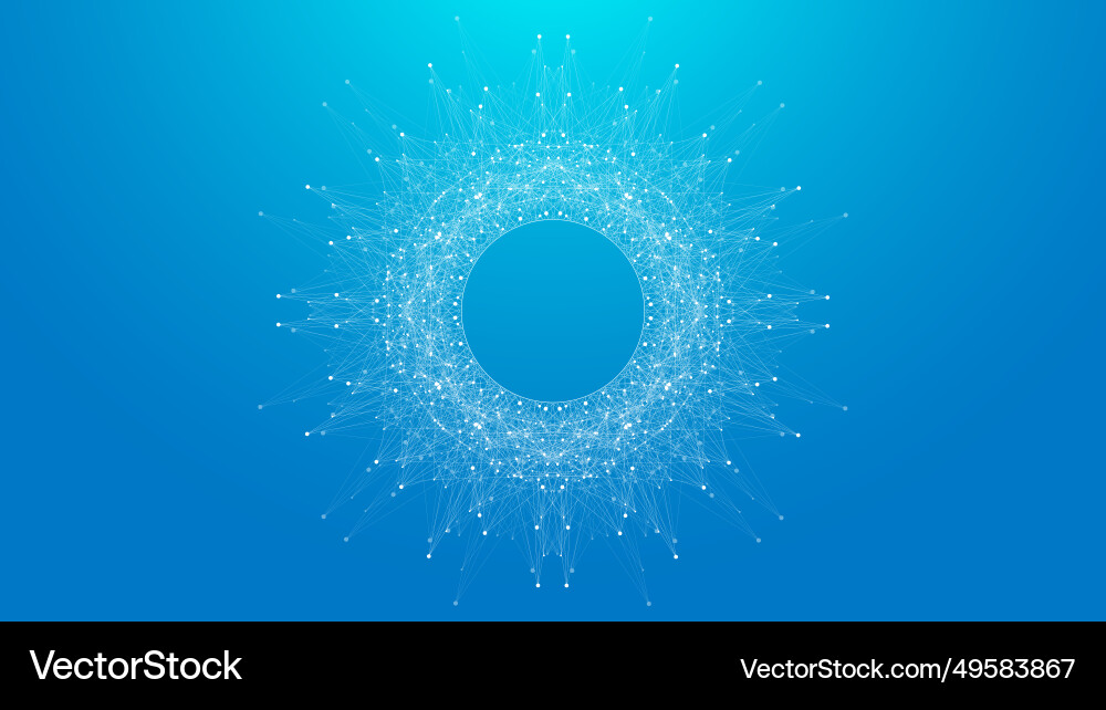 Quantum Computing Idee Design Element Konzept Vektorbild