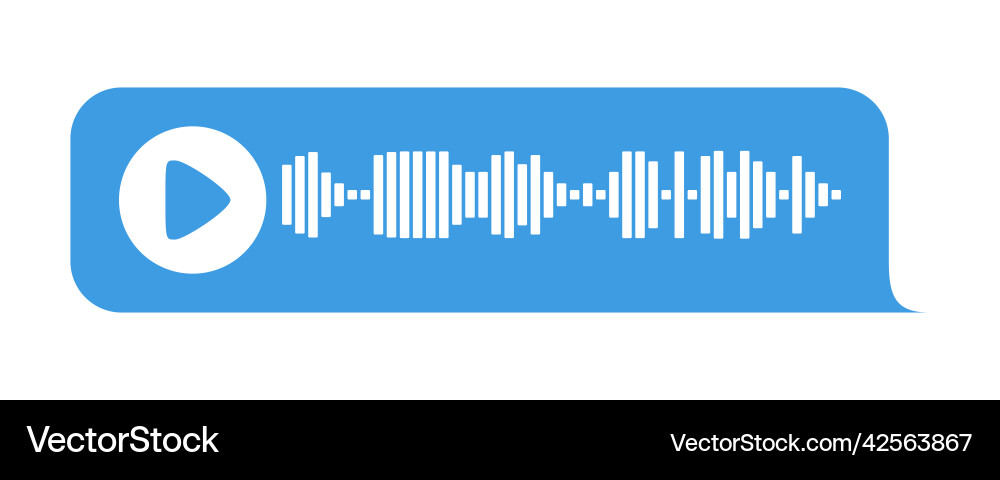 Recording of audio message template ui element Recording of audio message template ui element vector image