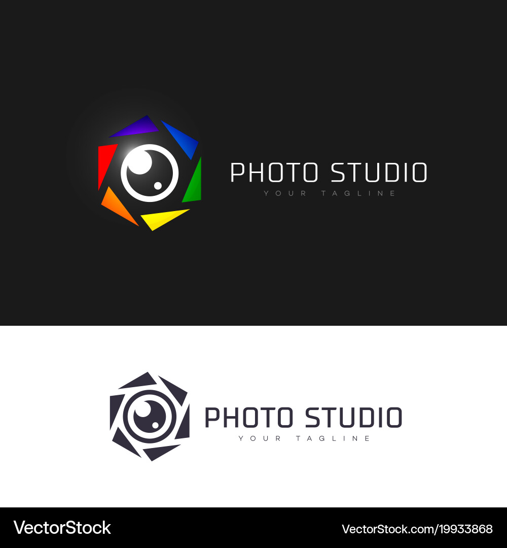 Foto-Studio-Logo vektorbild