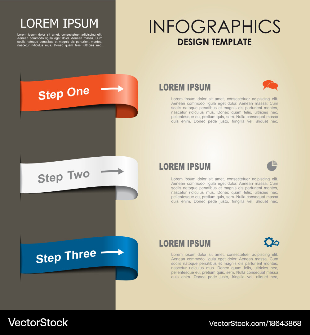 Infographic template can be used for workflow vector image