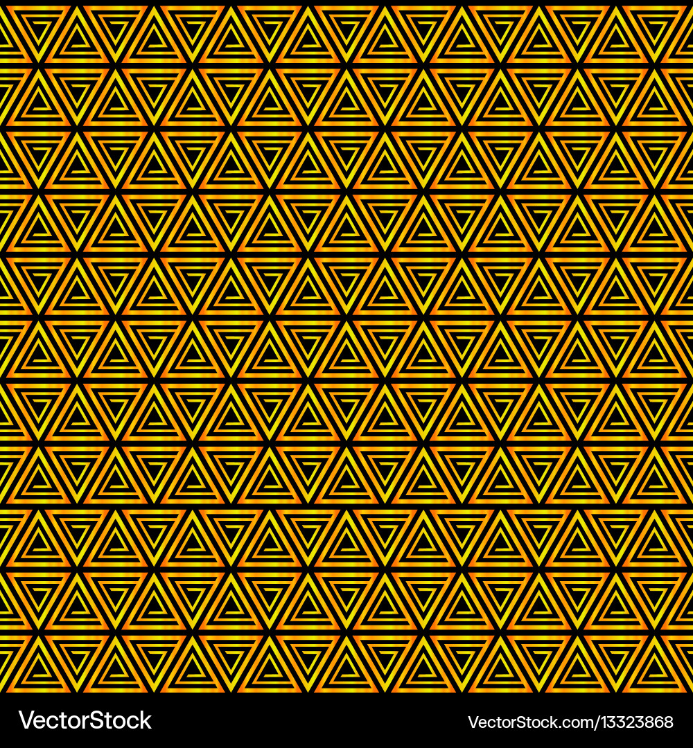 Seamless pattern background triangle retro Vector Image