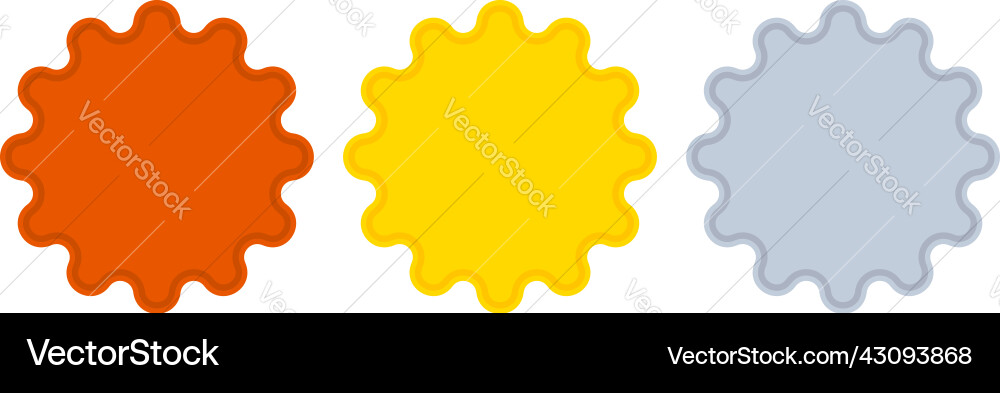 Star shape icon design element symbol Vector Image