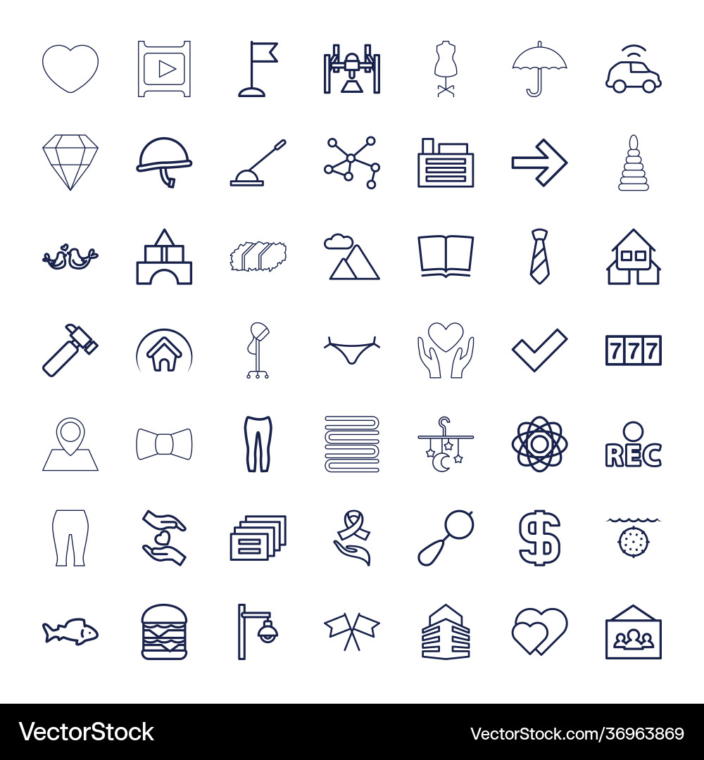49 shape icons (36963869) – Free Vector | VectorStock