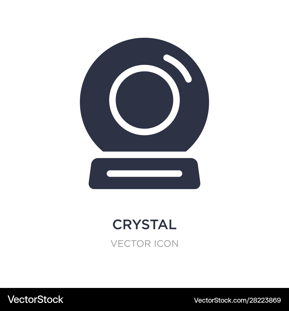 Crystal icon on white background simple element Crystal icon on white background simple element vector image