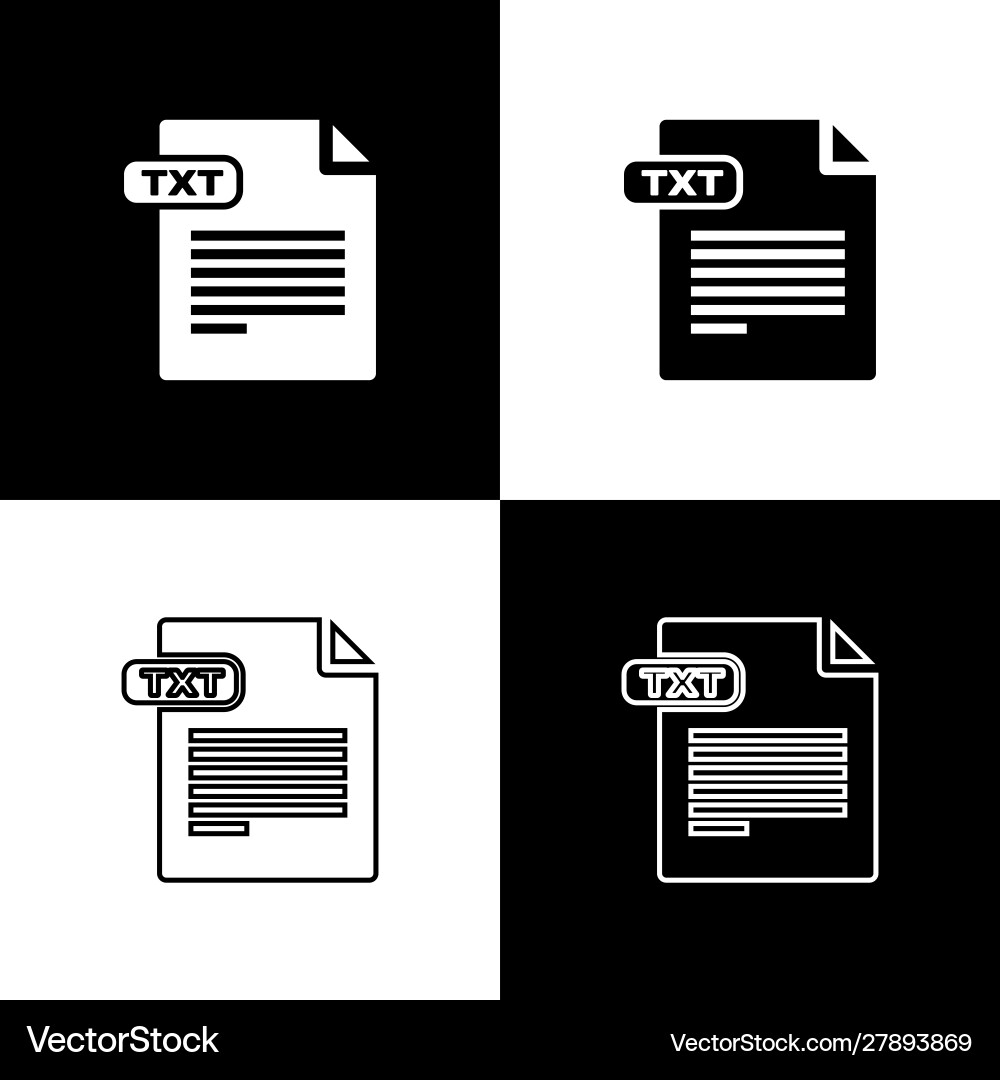 Set txt file document download button icon Set txt file document download button icon vector image