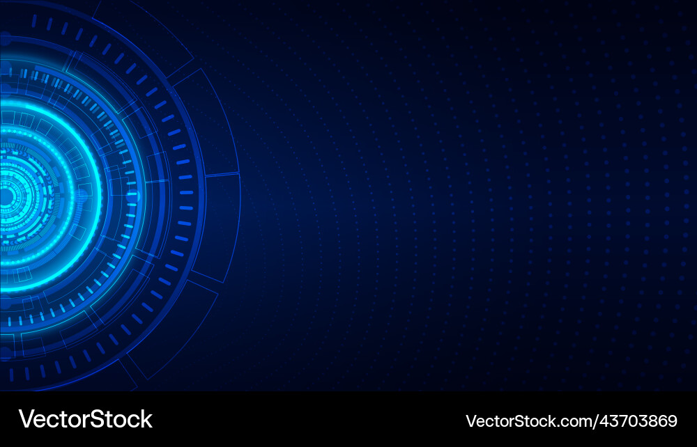 Technology background with hi-tech digital Technology background with hi-tech digital vector image