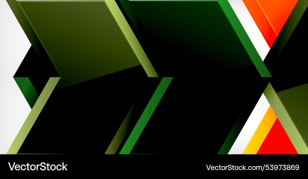 Technology dynamic arrow geometric background Vector Image