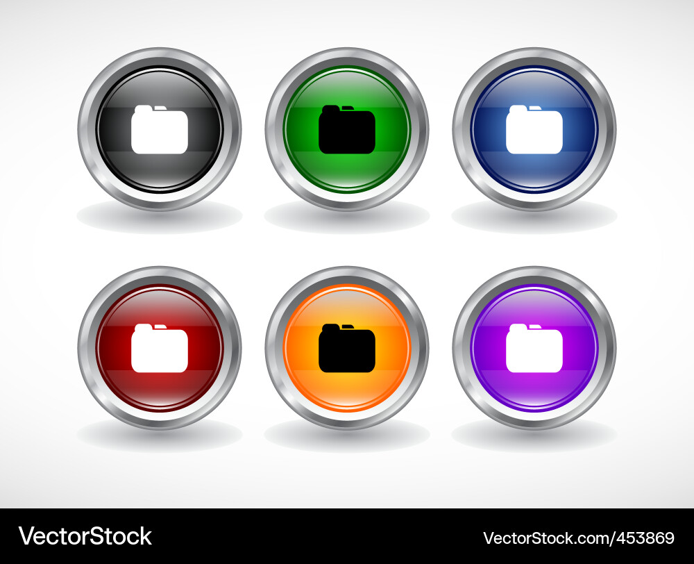 Web design icons vector image