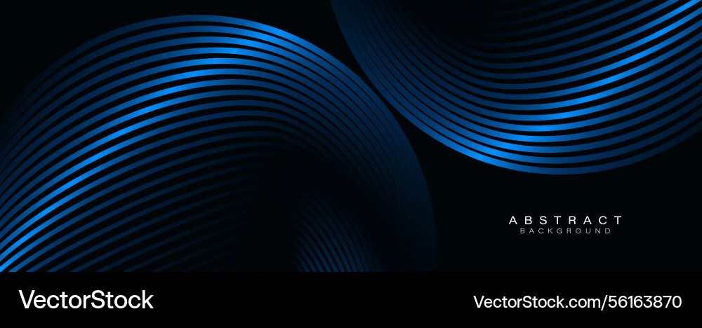 Dark abstract background glossy curved lines Dark abstract background glossy curved lines vector image