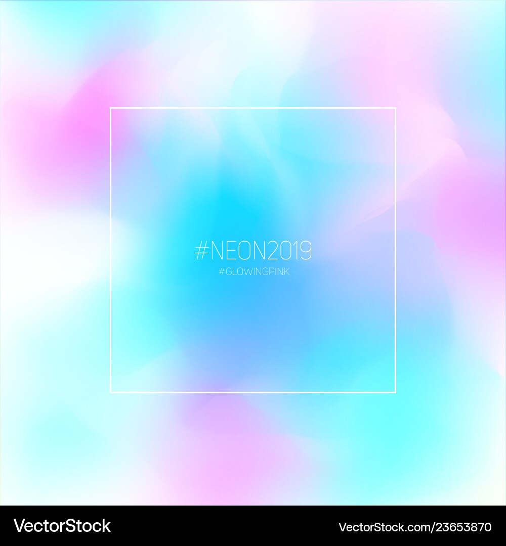 Neon fluid color gradient background soft Neon fluid color gradient background soft vector image