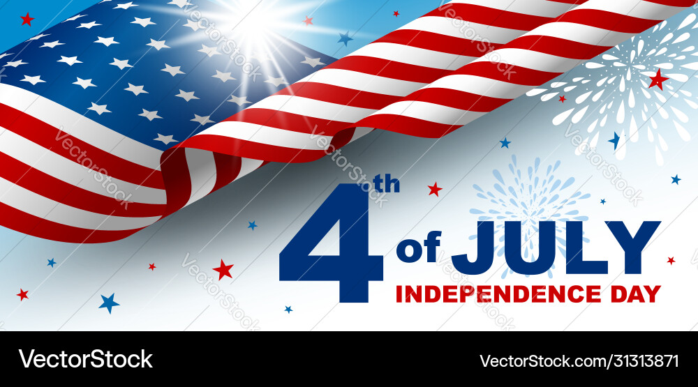 4th july independence day 4th july independence day Vector Image