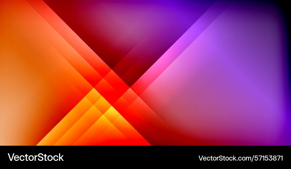 Abstract composition diagonal lines intersect vector image