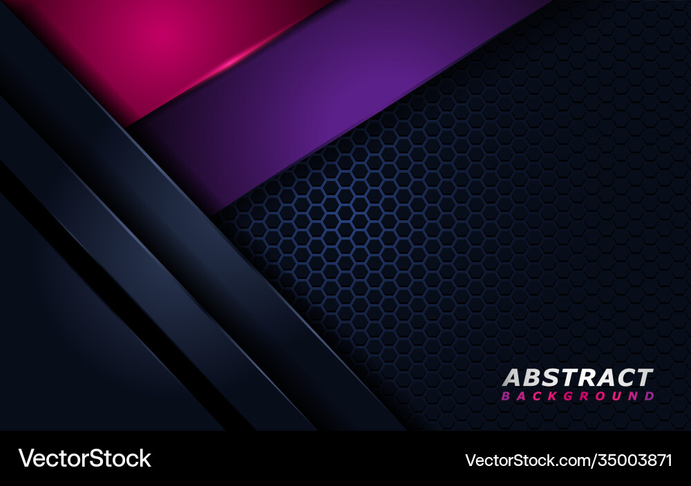 Abstract tech background with dynamic line shapes Vector Image