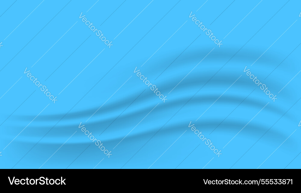 Blue soft with wave curve for luxurious Vector Image