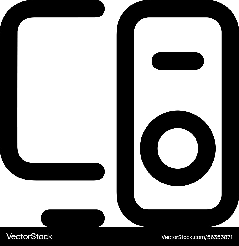 Computer icon symbol image Vector Image