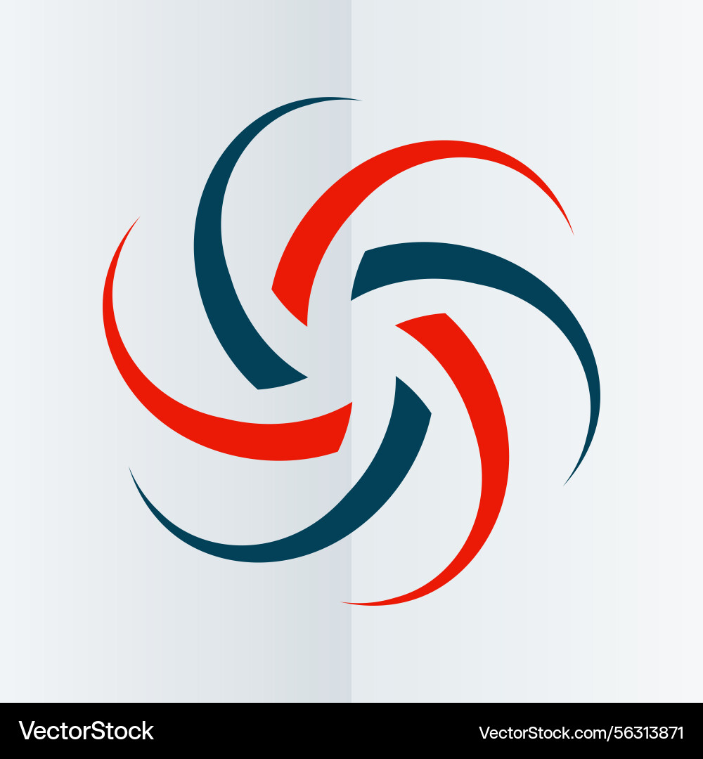 Dynamic radial style Vector Image