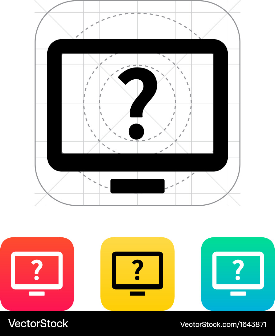 Help Icon - Question Mark vector image