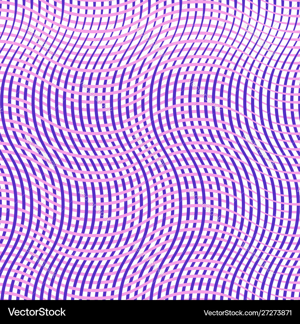 Intersected interweaved irregular lines stripes Vector Image
