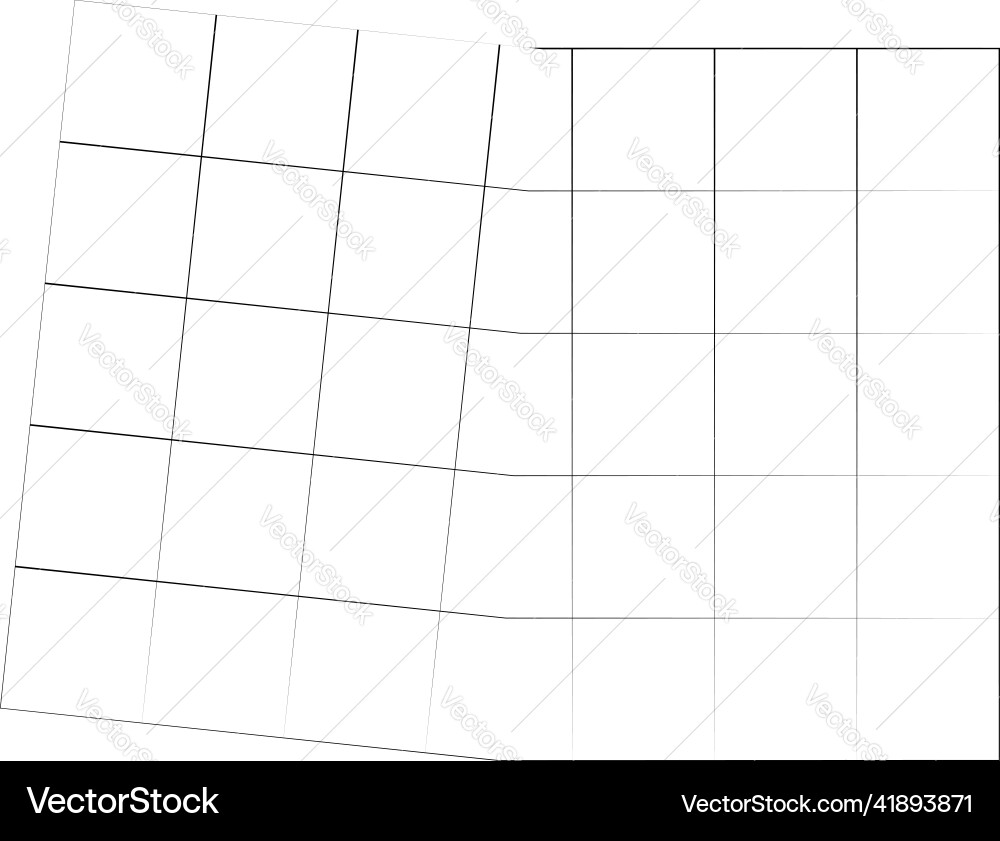 Mirrored tweaked irregular grid mesh grating Mirrored tweaked irregular grid mesh grating vector image