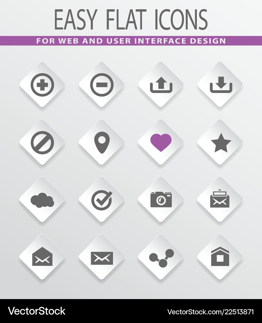 User interface icons set User interface icons set vector image