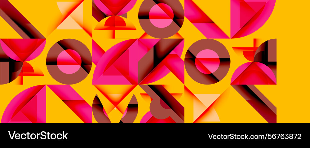 Abstract geometric patterns dominate image shapes Abstract geometric patterns dominate image shapes Vector Image