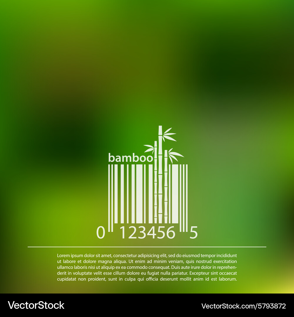 Bamboo Pattern Background Vector Image