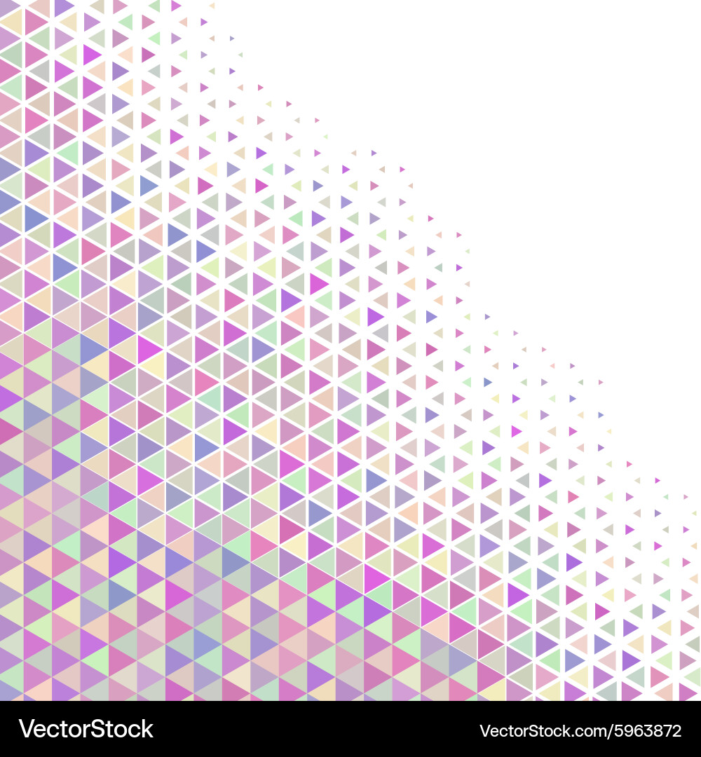 Colorful Triangle Gradient Background vector image
