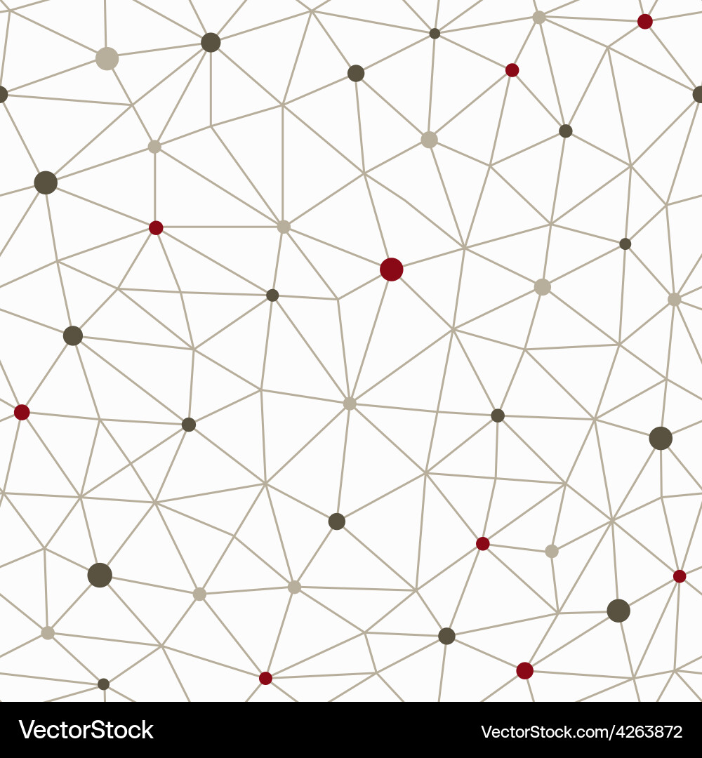 Geometric Technology Network Pattern vector image