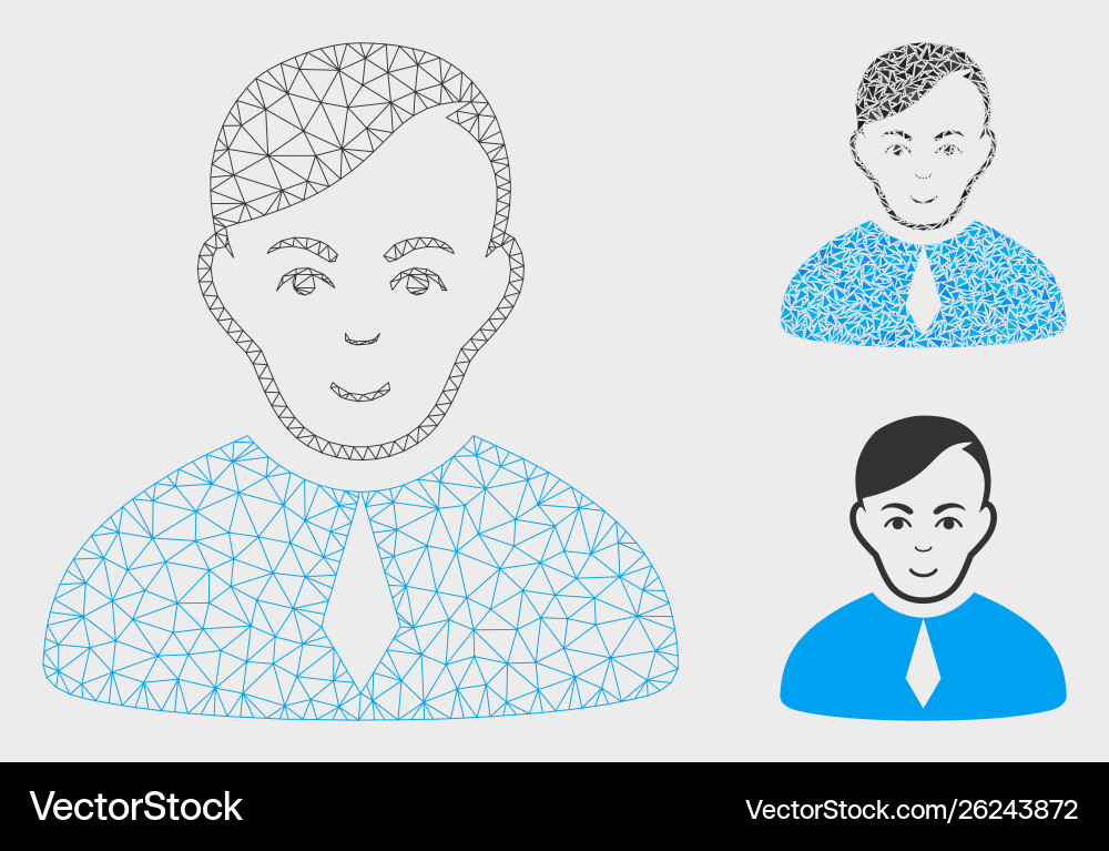 Loyer mesh network model and triangle Loyer mesh network model and triangle vector image