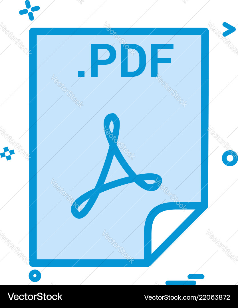 Pdf application download file files format icon Pdf application download file files format icon vector image