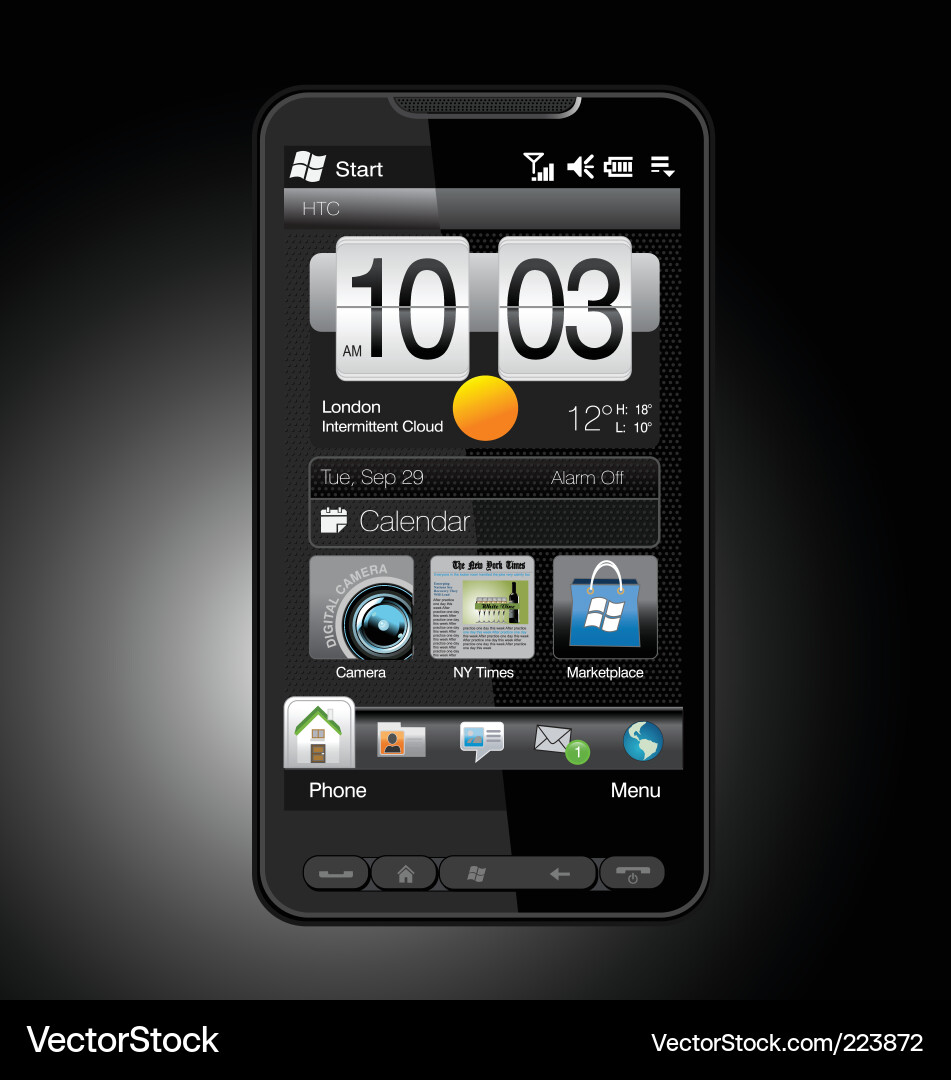 Smartphone Display vector image