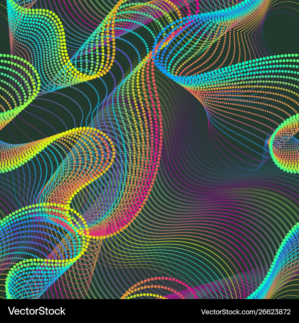 Urban seamless pattern iridescent array Urban seamless pattern iridescent array vector image