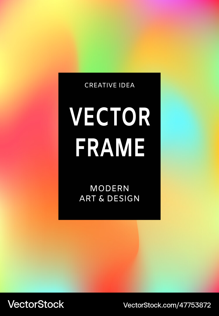 Vibrant mesh gradient background bright color Vibrant mesh gradient background bright color vector image