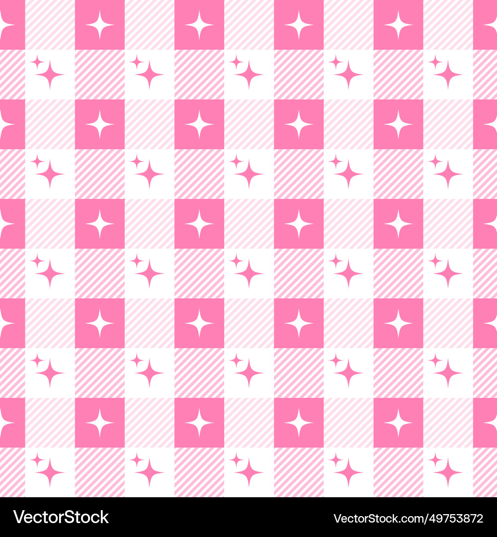 Y2k seamless pattern with sparkles geometric Y2k seamless pattern with sparkles geometric vector image