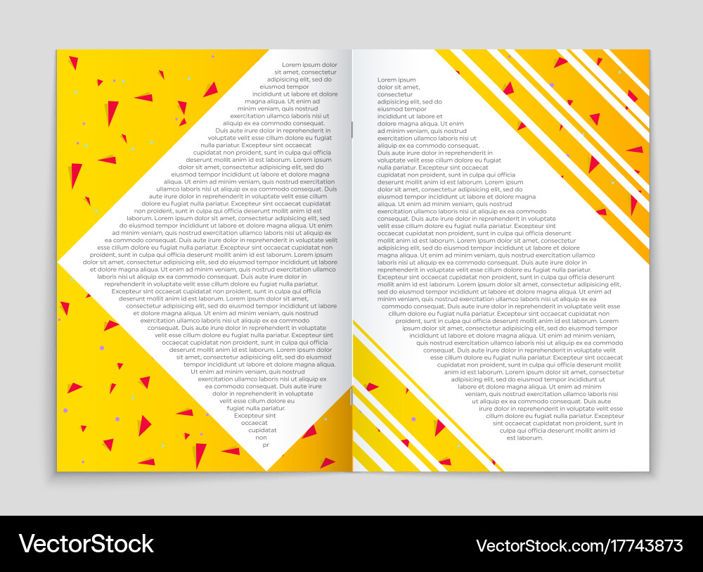 Abstract layout background set for art Vector Image