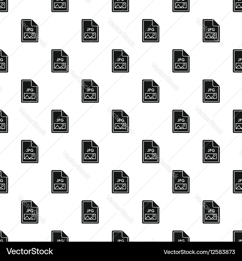Jpg file pattern simple style vector image