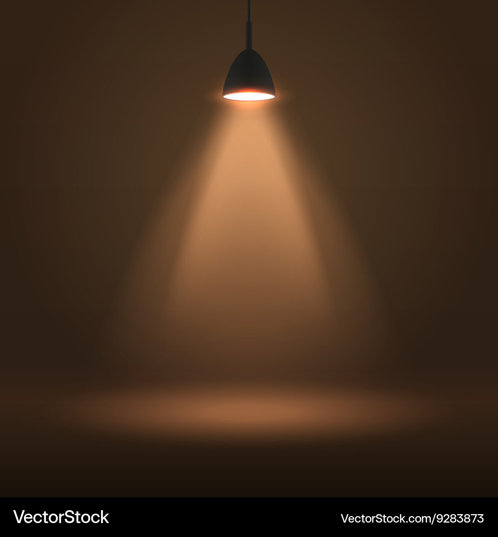 Lampe leuchtet das Licht von Laterne Vektorbild