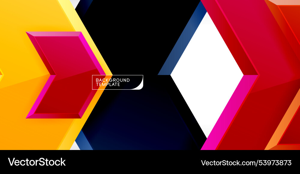 Technology dynamic arrow geometric background Technology dynamic arrow geometric background Vector Image