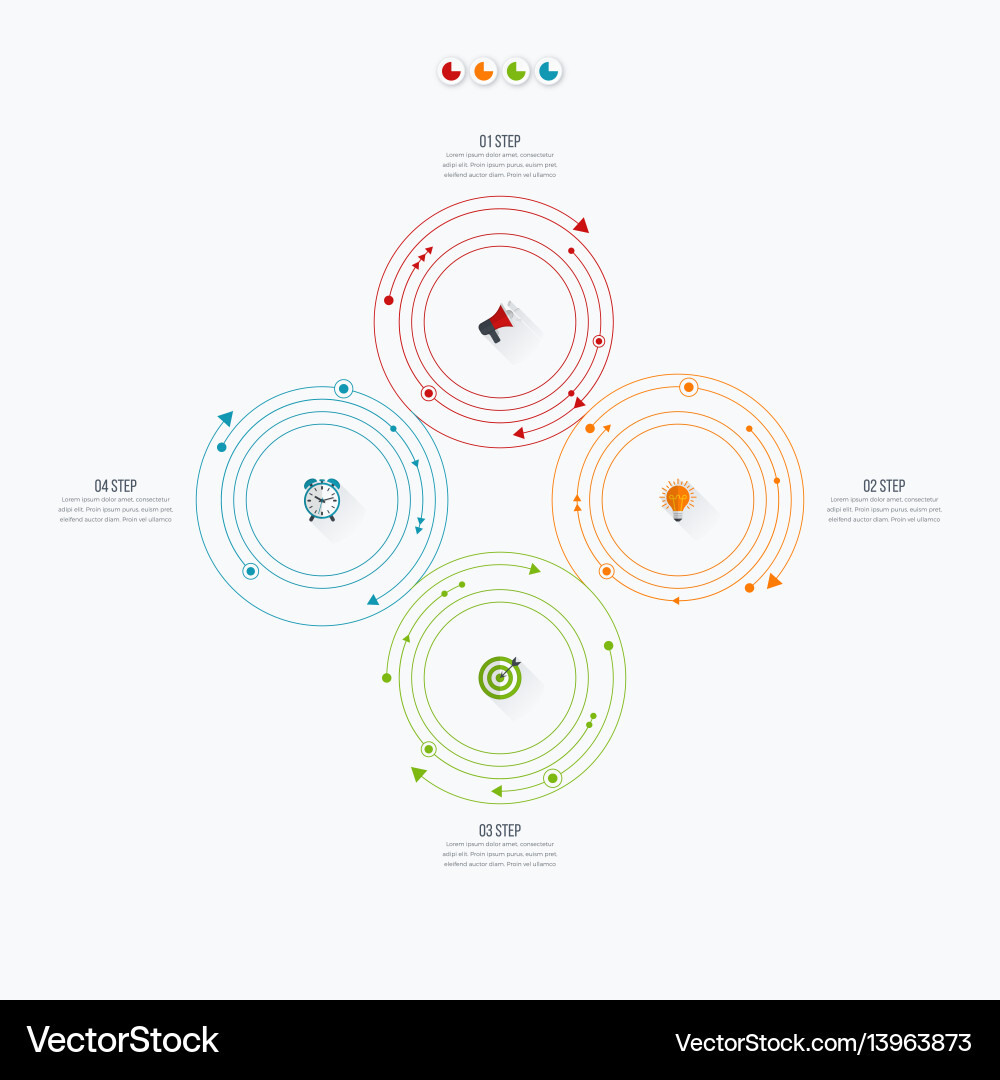 Workflow & Diagram Template vector image