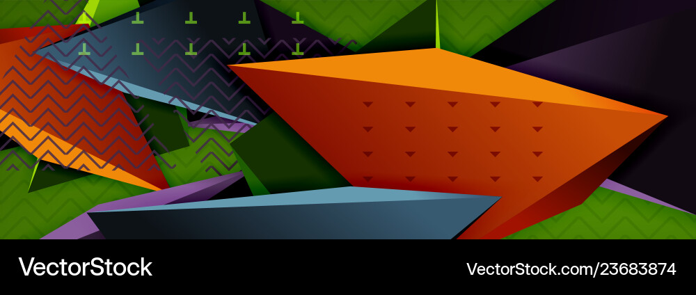 3d triangular minimal abstract background 3d triangular minimal abstract background vector image