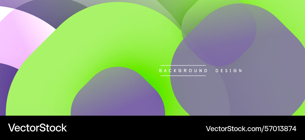 Abstract colorful shapes overlap creating vibrant Abstract colorful shapes overlap creating vibrant Vector Image