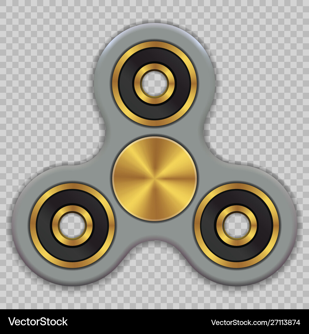 Hand spinner fidget Hand spinner fidget vector image