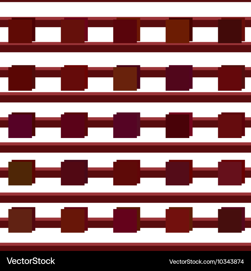 Square seamless pattern vector image